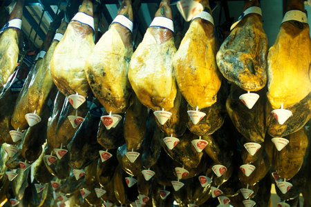 the traditional restaurant La Catedral del Jamon of Enrique Grau Moliner in the city of Valencia in...