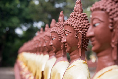 the wat khao Angkhan south of the city of Buriram in the province of Buri Ram in Isan in Northeast...