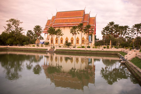 the Wat Klang in the city centre of Buriram in the province of Buri Ram in Isan in Northeast thailand.  Thailand, Buriram, November, 2017のeditorial素材