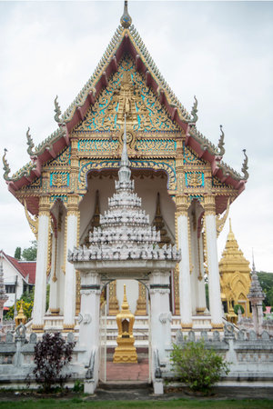 the Wat Klang in the city centre of Buriram in the province of Buri Ram in Isan in Northeast...