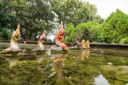 the wat khao Angkhan south of the city of Buriram in the province of Buri Ram in Isan in Northeast thailand.  Thailand, Buriram, November, 2017のeditorial素材