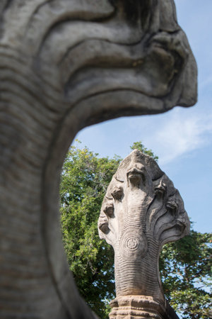 the Khmer Temple Ruins of the Phimai Historical park at the Phimai Festival in the Town of Phimai in...