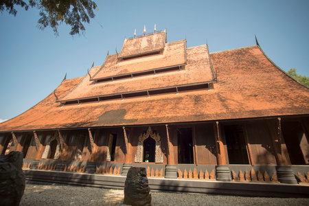 the Baandam Museum in the village of Muang in the north of the city Chiang Rai in North Thailand.のeditorial素材
