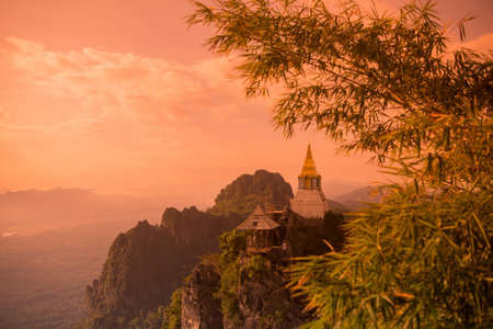 The Wat Chalermprakiet Prajomklao Rachanusorn Temple north of the city of Lampang in North Thailand.