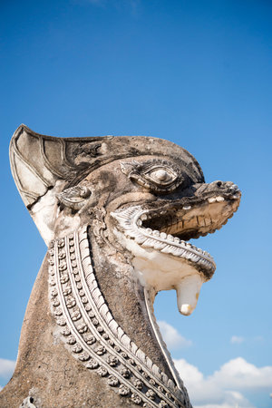 The Wat Prathat Lampang Luang near of the city of Lampang in North Thailand.