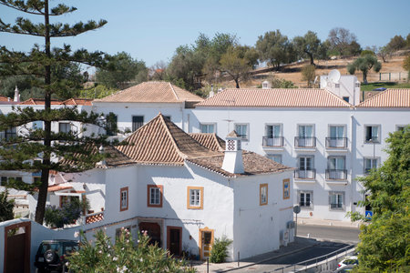 the old town of Tavira at the east Algarve in the south of Portugal in Europe.