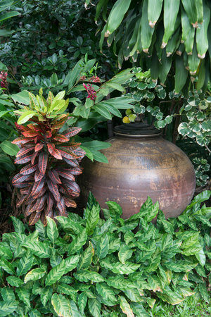 the Suan Pakkad palace in the city of Bangkok on 3.11.2016 in Thailandのeditorial素材