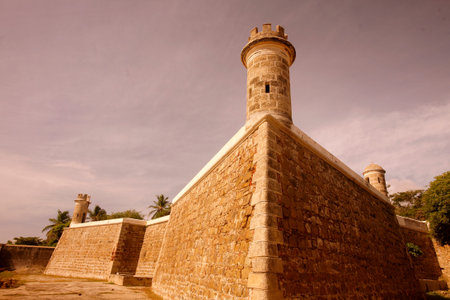 the castillo de San Carlos Borromeo in the town of Pampatar on the Isla Margarita in the caribbean...