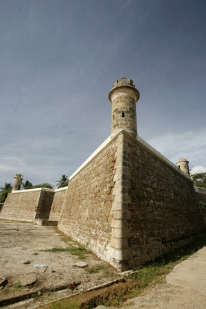 the castillo de San Carlos Borromeo in the town of Pampatar on the Isla Margarita in the caribbean...