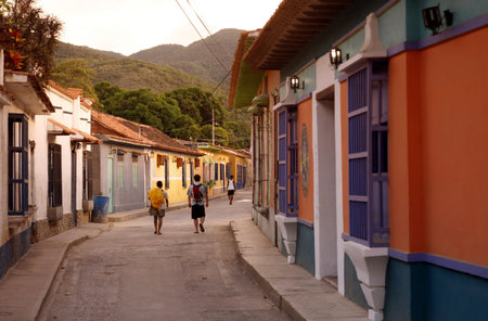 the village of choroni on the caribbean coast in Venezuela.