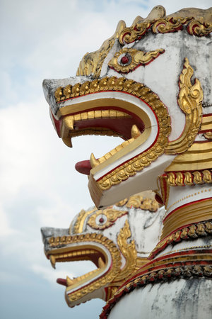 the Wat Wang Wiwekaram in the Village of Sangkhlaburi north of the City of Kanchanaburi in Central...