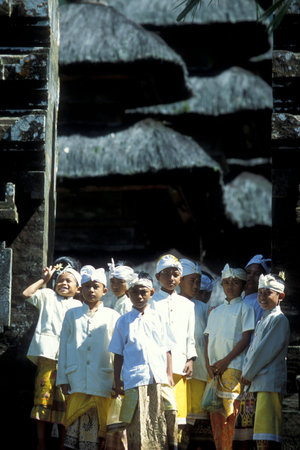 The Pura Taman Ayun Temple in Menglan on the Island Bali in Indonesia.  Indonesia, Bali, March, 2, 2001のeditorial素材
