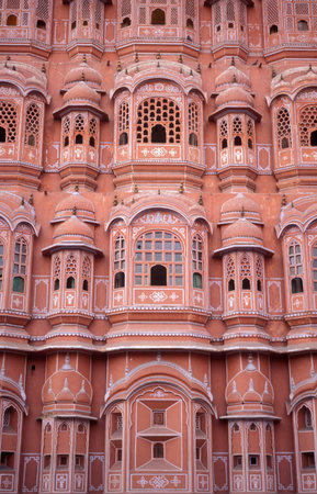 the Jaipur city palace in the City of Jaipur in the Province of Rajasthan in India.  India, Jaipur,...