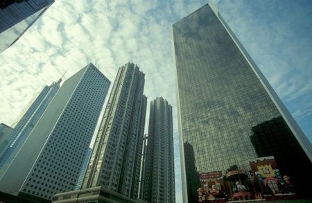 apartments, Homes and Flats in a Skyscraper in the city of Hongkong in the city of Hongkong in...