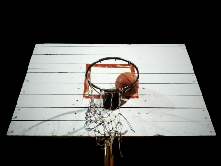 basketball at the boardの素材