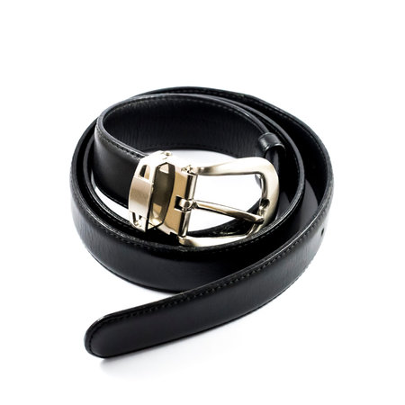 Black belt islated on the white background.の写真素材