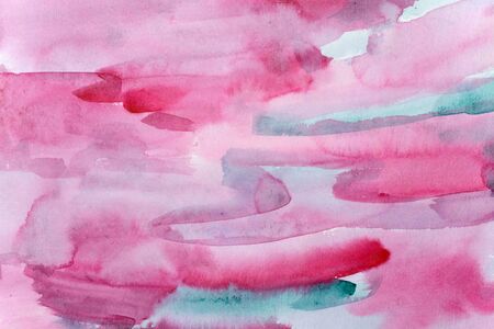 watercolor art background. Texture backdrop. Decorative multicolor wallpaper. Structure paper.の写真素材