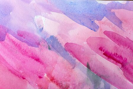 Abstract watercolor hand painted background, paper textureの写真素材