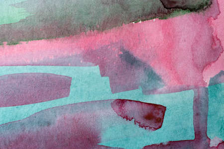 Watercolor art background, Colorful textured, multicolor, Abstract Decorative bright wallpaper. Structure of paper.の写真素材
