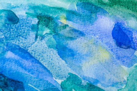 Abstract watercolor hand painted background, paper textureの写真素材