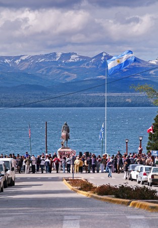 San Carlos de Bariloche during the 1000 Millas Sport de la RepÃºblica Argentina - A vintage car race, 21st November 2009のeditorial素材