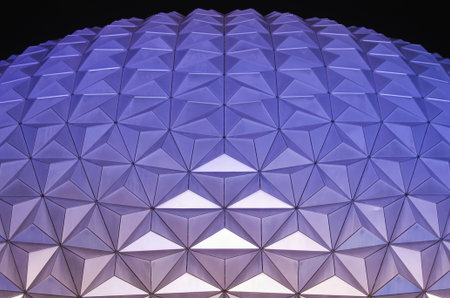Disney's Epcot Centre at Night, Florida, October 4th 2010. Approximately 46 million people visit the...