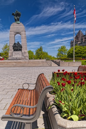 The National War Memorial in Ottawa, Canada.のeditorial素材