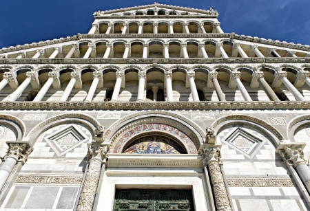 The Cathedral in Pisa, Italy.の写真素材