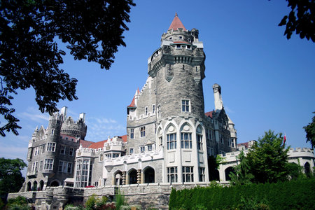 A castle in Toronto, Canadaの写真素材