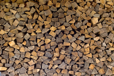 Chopped firewood