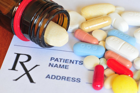 Prescription pillsの写真素材