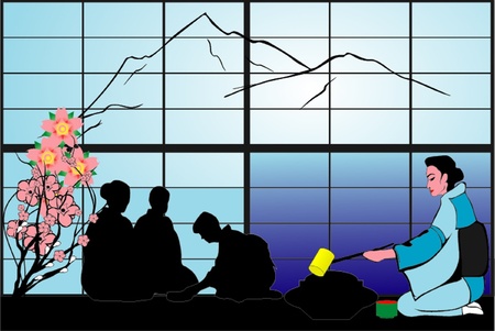 tea-ceremonyのイラスト素材