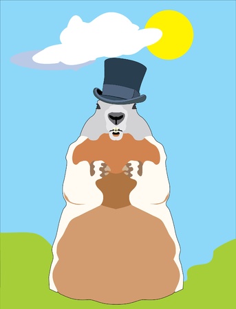 marmotのイラスト素材