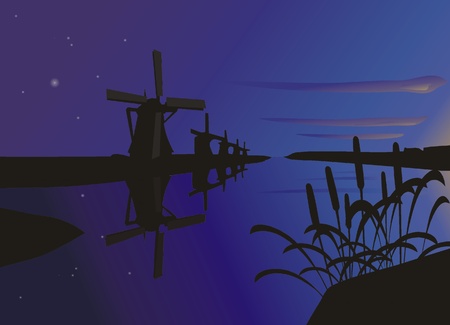 Millsのイラスト素材