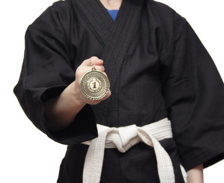 Medal for first placeの写真素材