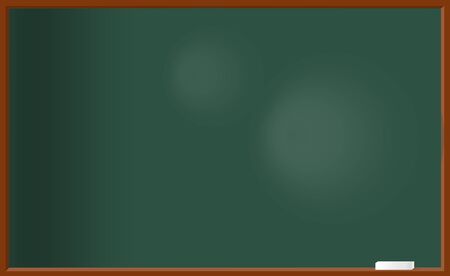 Green school chalkboard and white chalk.のイラスト素材