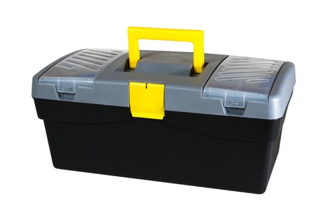 toolbox on white backgroundの写真素材
