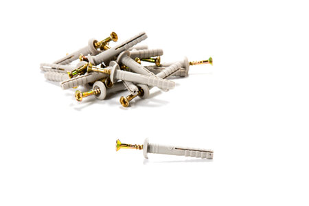 heap dowel on white background