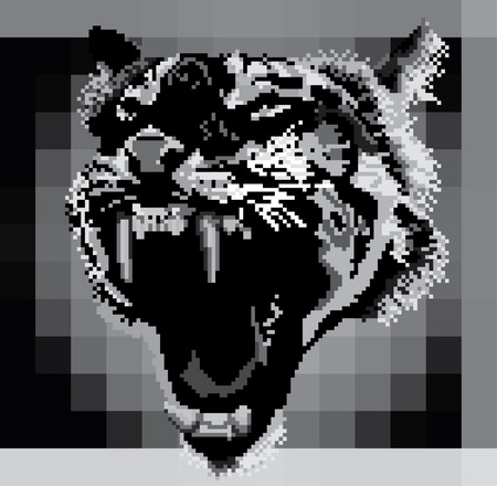  Tiger.Vector decorative illustration for graphic design.のイラスト素材