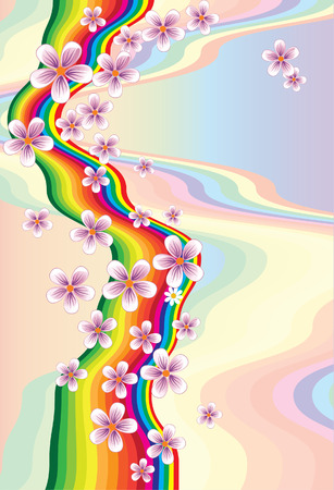 Summer   flowersのイラスト素材