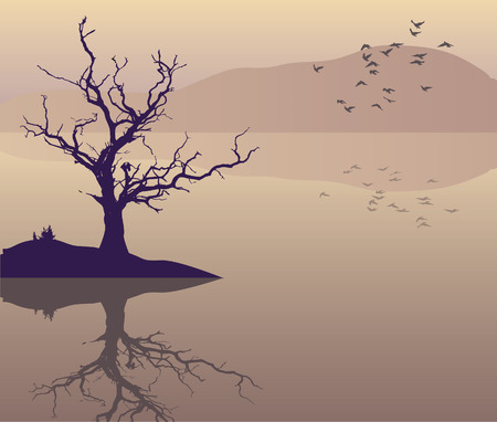   lakeのイラスト素材