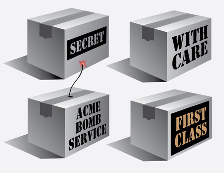   boxesのイラスト素材