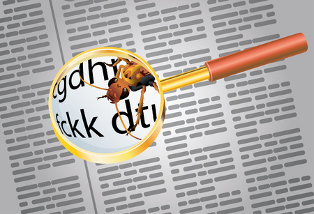  magnifying glassのイラスト素材