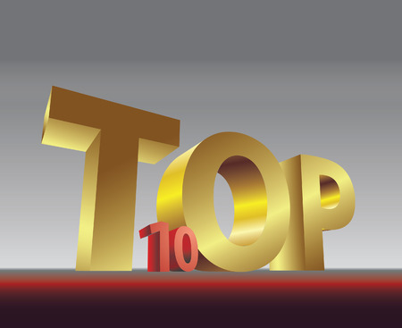   TOP 10のイラスト素材