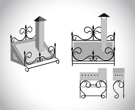 The forged productsのイラスト素材