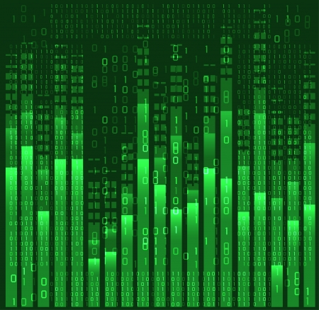  Abstract tech background.のイラスト素材