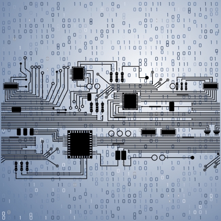  Abstract tech background.のイラスト素材