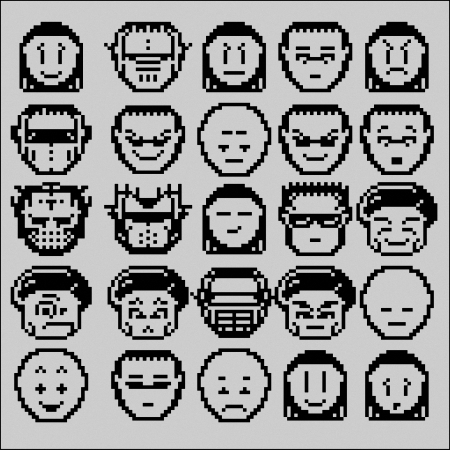 Smiley facesのイラスト素材