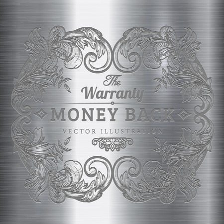 Abstract engraving decorative background のイラスト素材