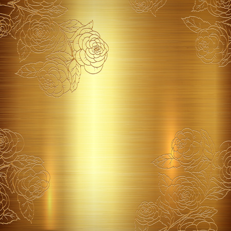 Abstract engraving decorative background.のイラスト素材